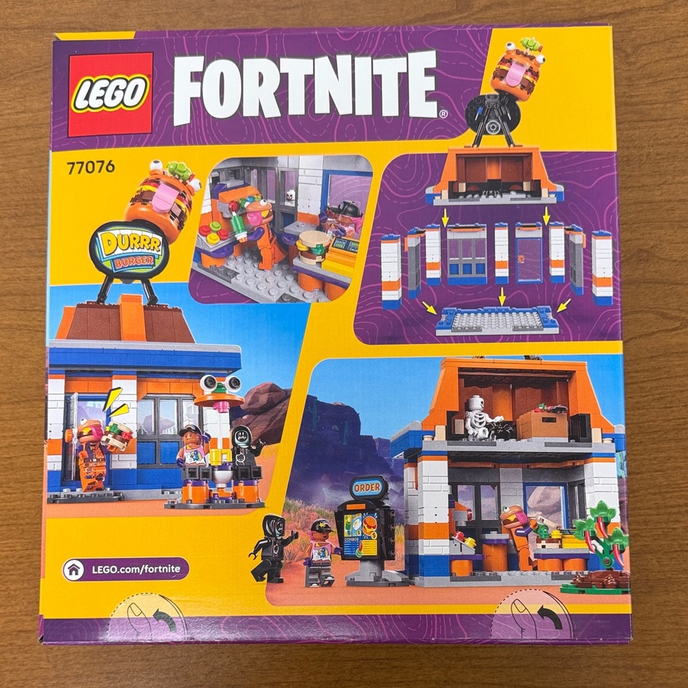 LEGO Fortnite Durr Burger Restaurant Playset - Orange/Blue - Picture 2 of 2